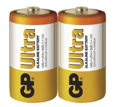 Baterie alkalická GP ULTRA C - 2ks